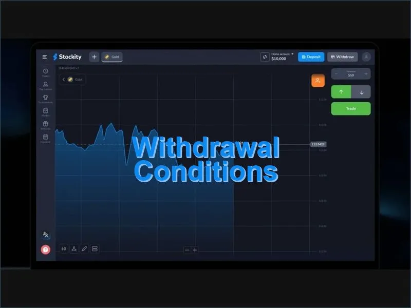 Stockity withdrawal rules limits and processing times by account type